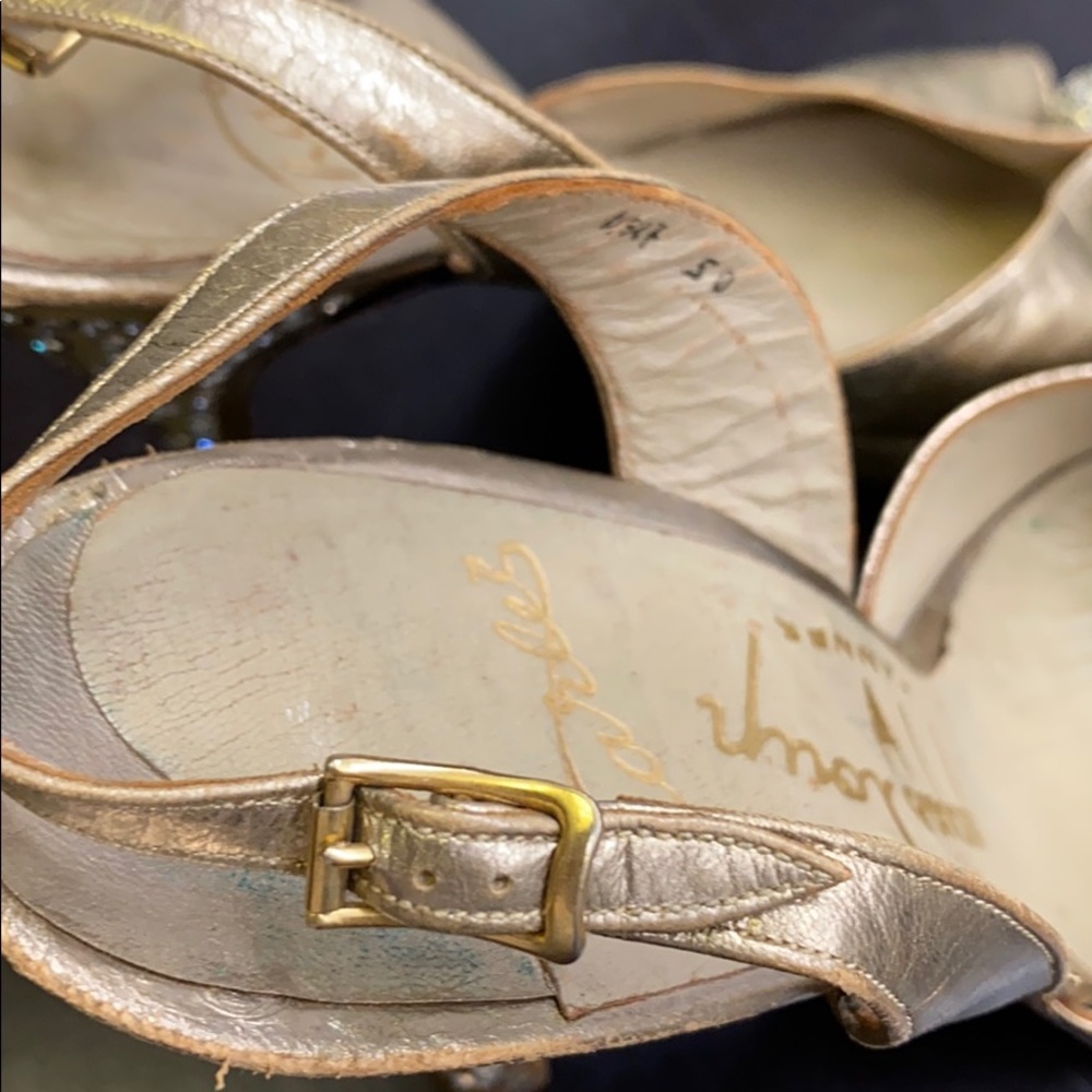 Charles Jacques Loup Heels Sz 5 - Picture 13 of 16